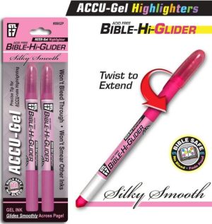 Accu Gel Bible Hi Glider Highlighter 2 Pack