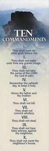 10 Commandments Mt. Sinai Bookmarks