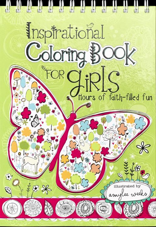 Inspirational Coloring Book For Girls