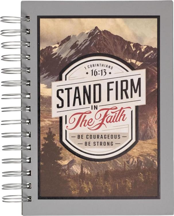 Stand Firm In The Faith Journal With Scripture