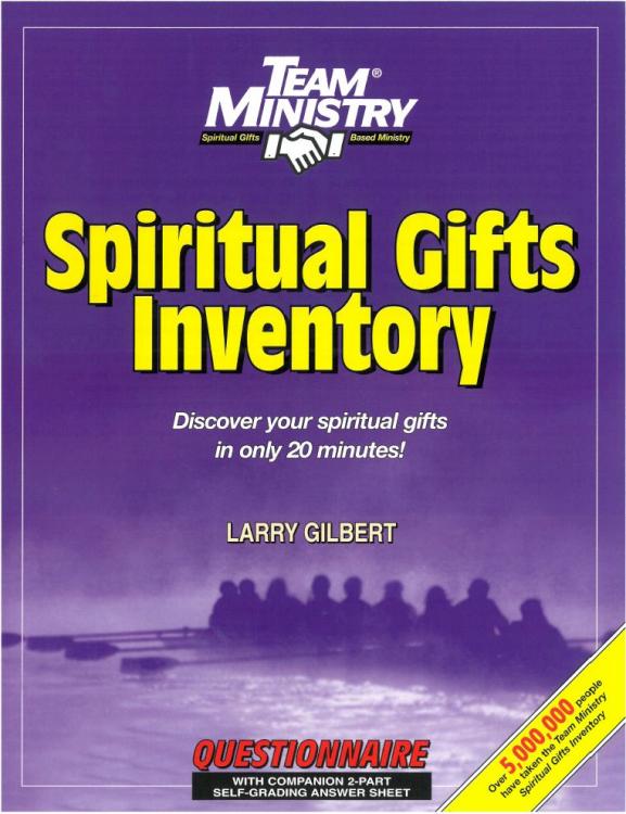 Team Ministry Spiritual Gifts Inventory Classic Edition Adult English