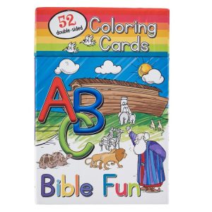 ABC Bible Fun Coloring Cards For Kids