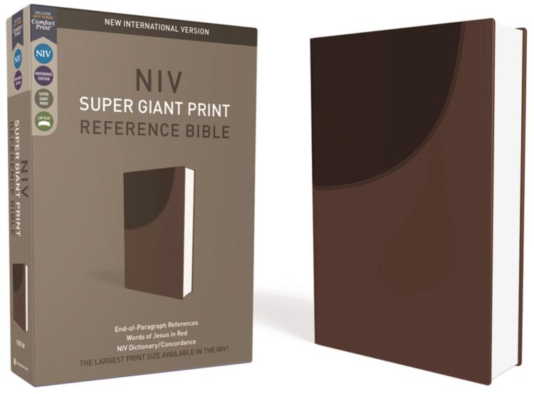 Super Giant Print Reference Bible Comfort Print