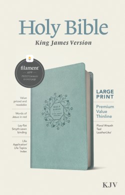 Large Print Premium Value Thinline Bible Filament Enabled Edition