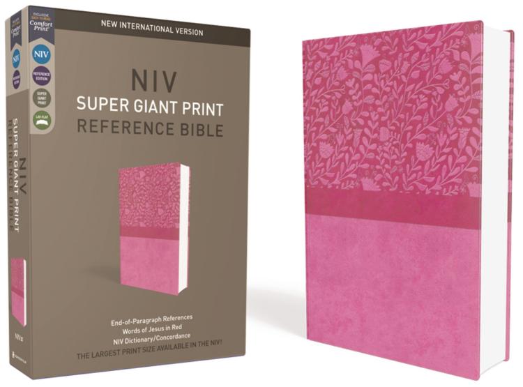 Super Giant Print Reference Bible Comfort Print