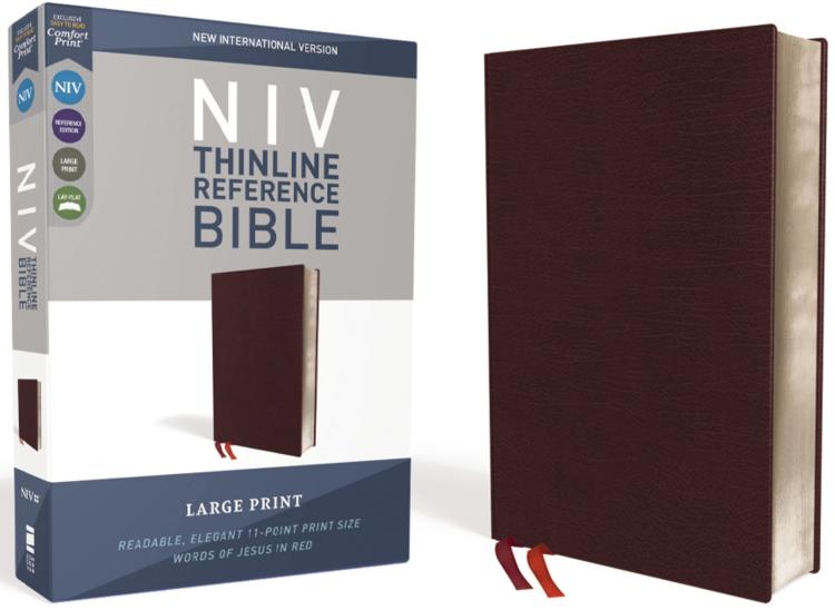 Thinline Reference Bible Large Print Comfort Print