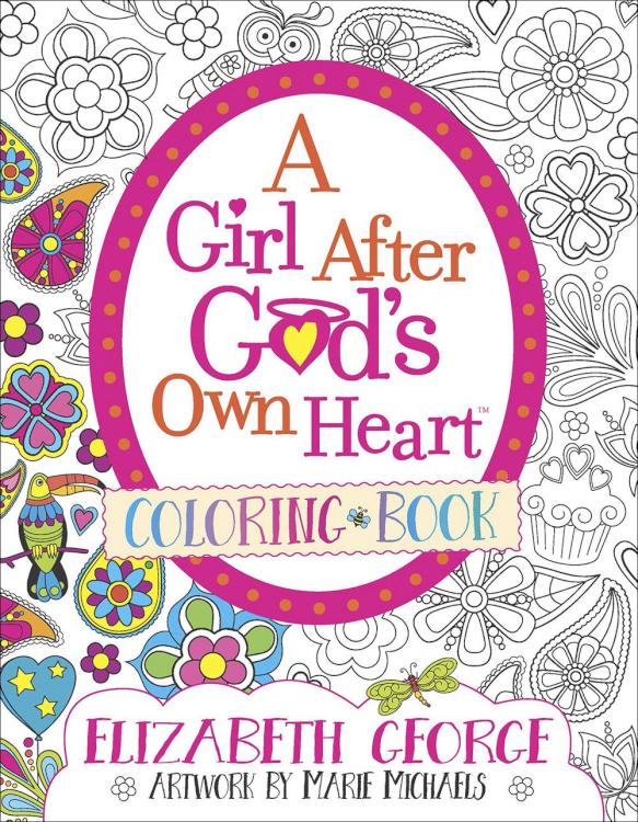 Girl After Gods Own Heart Coloring Book