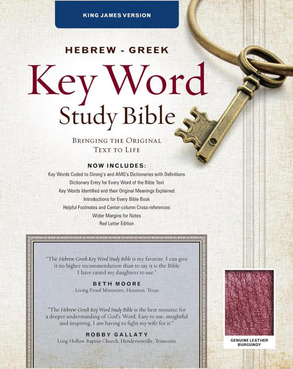 Hebrew Greek Key Word Study Bible