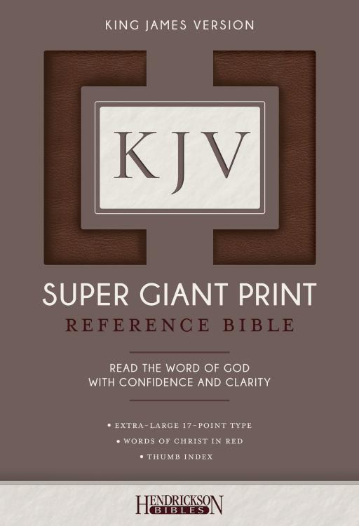 Super Giant Print Reference Bible