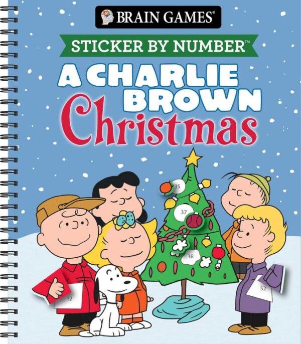 Sticker By Number A Charlie Brown Christmas