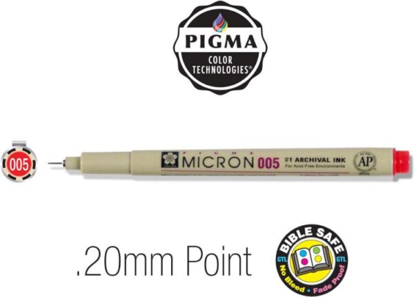 PIGMA Micron 005 Bible Study Pen