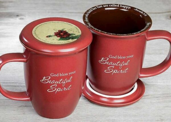 Beautiful Spirit Grace Outpoured Mug And Coaster Set