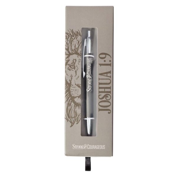 Strong And Courageous Gift Pen