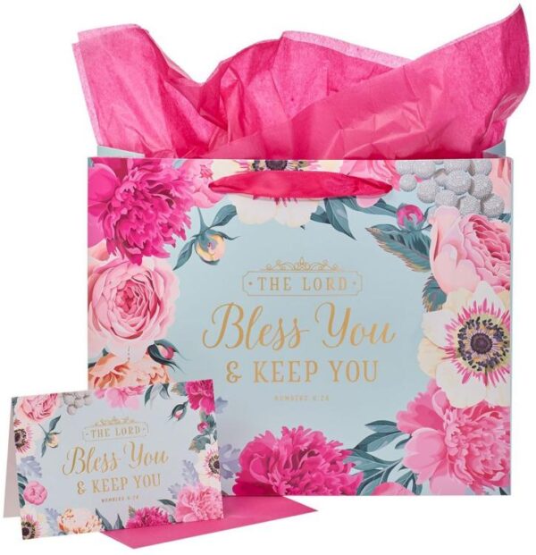 Bless You And Keep You Large With Card And Tissue