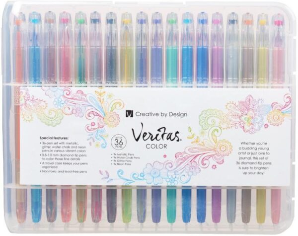 Veritas Color Gel Pens 36 Pack