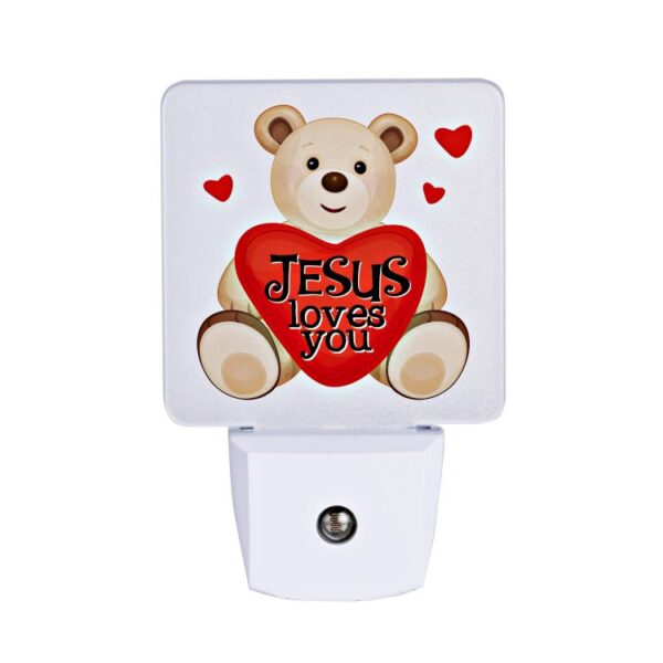 Jesus Loves You Bear Nightlight