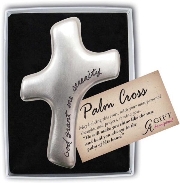 God Grant Me Serenity Palm Cross