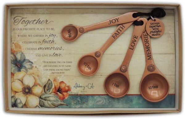 Together Is Our Favorite Place Set Of 4 Measuring Spoons