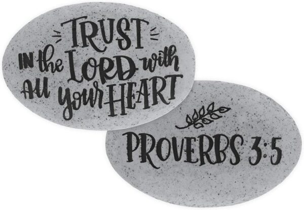 Trust In The Lord Proverbs 3:5 Pocket Stone