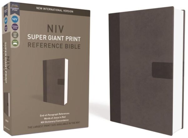 Super Giant Print Reference Bible Comfort Print