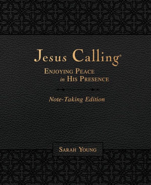 Jesus Calling Note Taking Edition Leathersoft Black With Full Scriptures