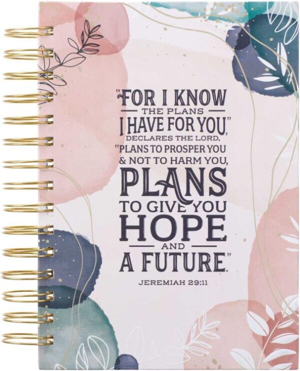 For I Know The Plans I Have For You Journal Jeremiah 29:11 White Abstract L