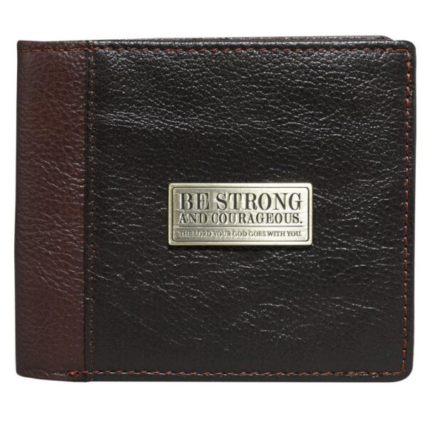 Be Strong And Courageous Leather